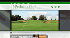 Desktop Screenshot of probablegolfinstruction.com